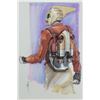 Image 3 : THE ROCKETEER (1991) - John Bell Hand-Coloured and Modified Rocketeer Concept Artwork