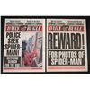 Image 2 : SPIDER-MAN (2002) - Pair of Daily Bugle Newspaper Covers