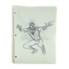 Image 8 : SPIDER-MAN (2002) - Peter Parker's (Tobey Maguire) Hand-Drawn Spider-Man Costume Notebook