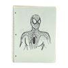 Image 9 : SPIDER-MAN (2002) - Peter Parker's (Tobey Maguire) Hand-Drawn Spider-Man Costume Notebook