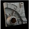 Image 1 : STAR WARS: A NEW HOPE (1977) - 6” x 6” Medium Altitude Death Star Surface Square