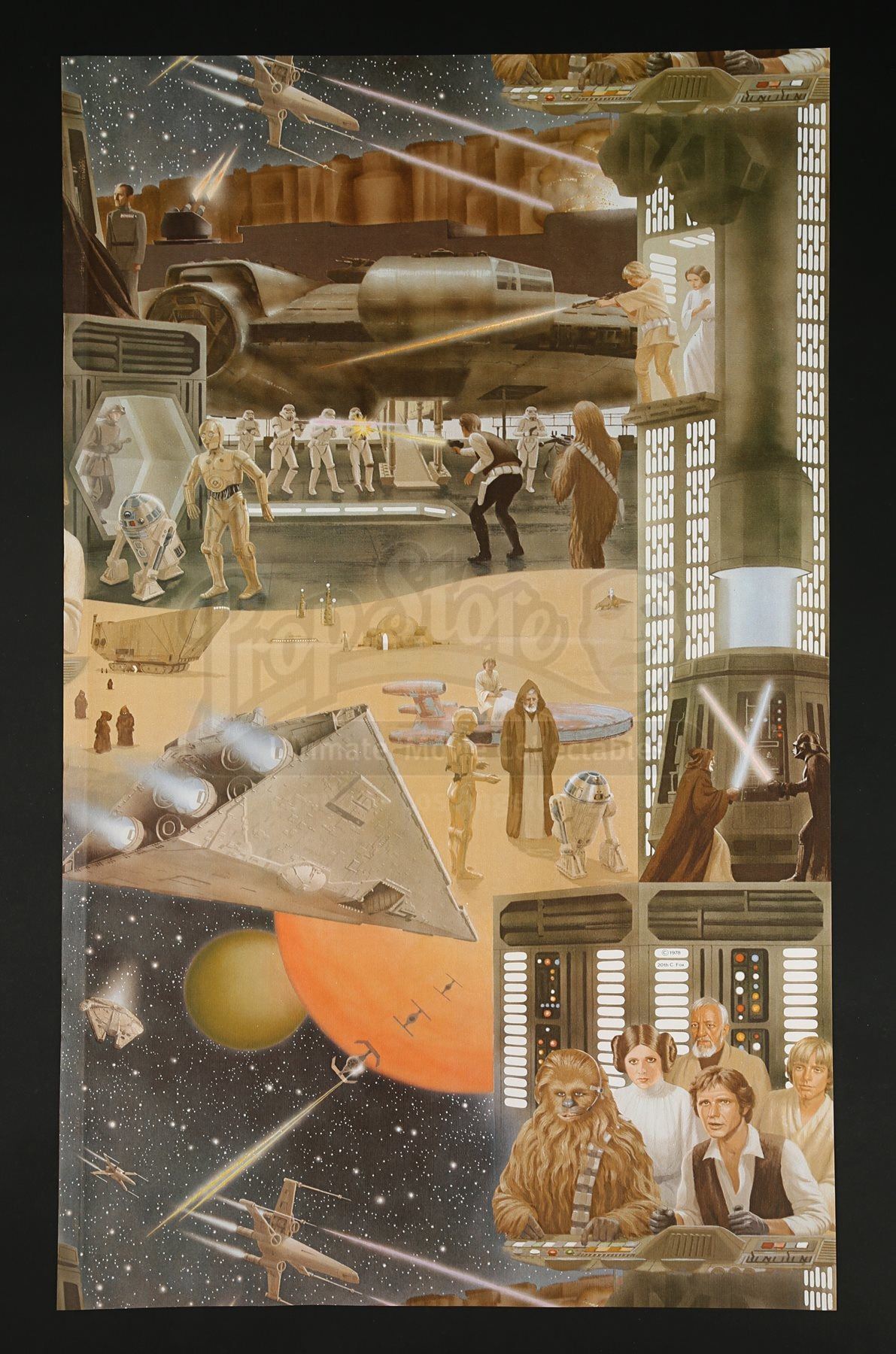Star Wars A New Hope 1977 Wallpaper Cuttings Star Wars A New Hope 1977 Wallpaper Cuttings