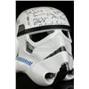 Image 5 : STAR WARS TRILOGY (1977-83) - Cast and Crew Autographed Stormtrooper Helmet
