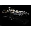 Image 1 : STARSHIP TROOPERS (1997) - Battle-Damanged Federation Corvette Transport Model Miniature