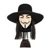 Image 1 : V FOR VENDETTA (2005) - V Mask, Hat and Wig