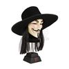 Image 2 : V FOR VENDETTA (2005) - V Mask, Hat and Wig
