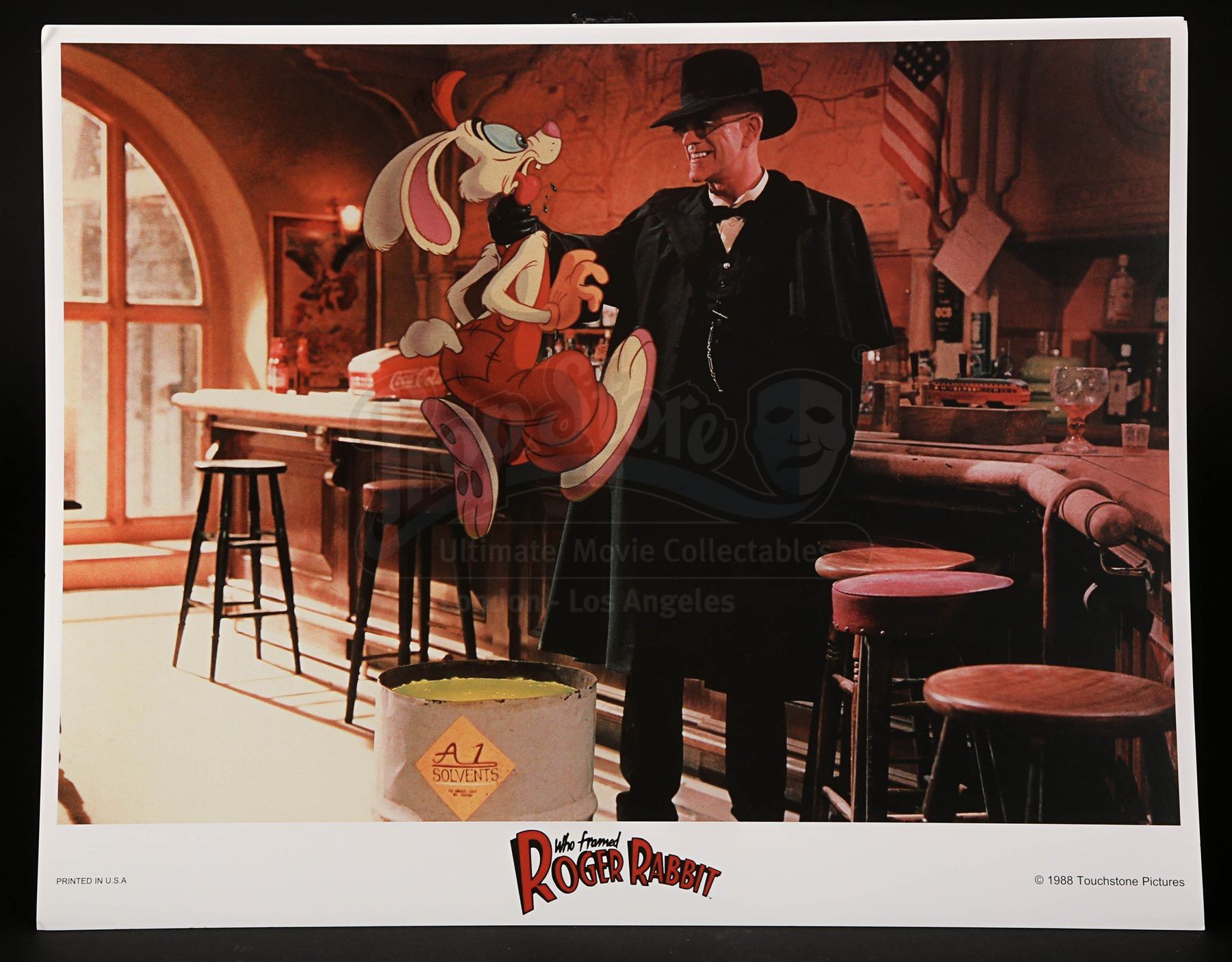 WHO FRAMED ROGER RABBIT (1988) - Hand-Painted Roger Rabbit Animation Cel