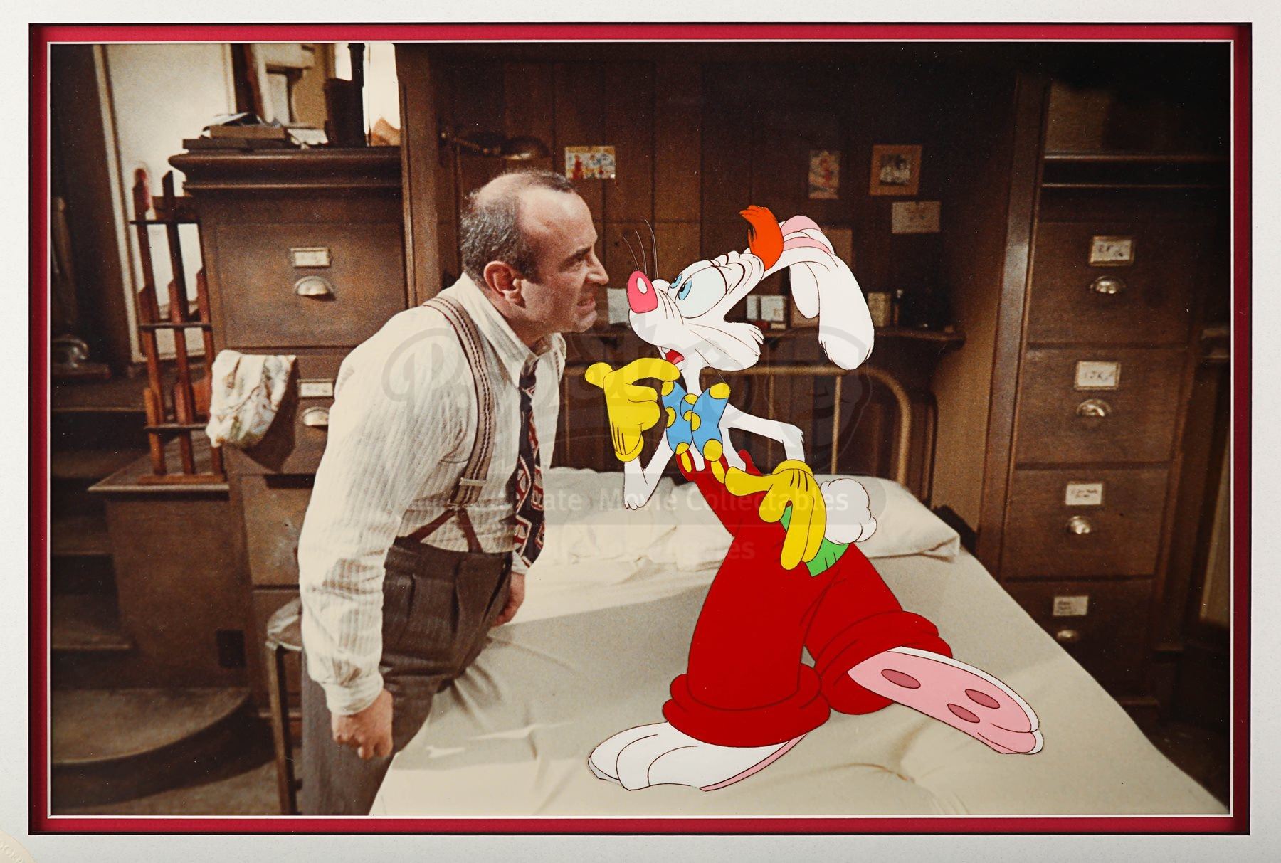 WHO FRAMED ROGER RABBIT (1988) - Hand-Painted Roger Rabbit Animation Cel