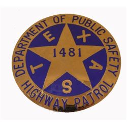 Texas DPS Enameled Badge