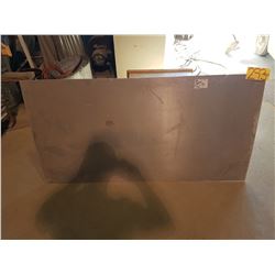 Aluminum Plate 58"3/8 x 28" (around 3/16")