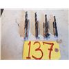 Image 1 : NC Tap & Drill Set Tap (5/16" - 3/8" - 7/16" - 1/2")