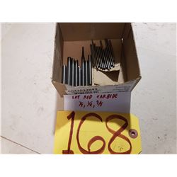 Lot of Carbide Rod 1/8" - 1/4" - 3/8"