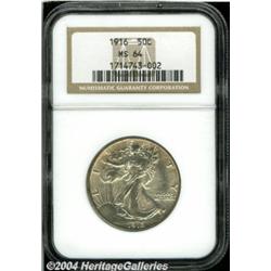 1916[50C] MS64 NGC.