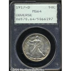 1917-D[50C] Obverse MS64 PCGS.