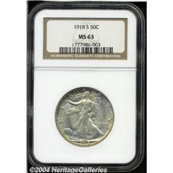 1918-S[50C] MS63 NGC.
