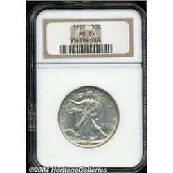 1920[50C] MS65 NGC.