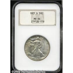 1921-D[50C] MS64 NGC.