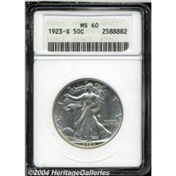 1923-S[50C] MS60 ANACS.