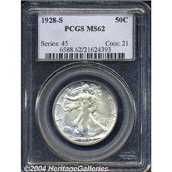 1928-S[50C] MS62 PCGS.