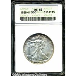 1928-S[50C] MS62 ANACS.