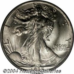 1935[50C] MS67 PCGS.