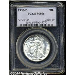 1935-D[50C] MS66 PCGS.
