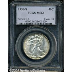 1936-S[50C] MS66 PCGS.