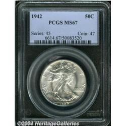 1942[50C] MS67 PCGS.