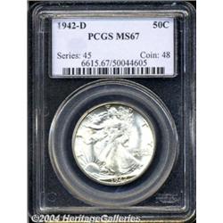 1942-D[50C] MS67 PCGS.