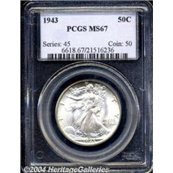 1943[50C] MS67 PCGS.