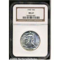 1943[50C] MS67 NGC.