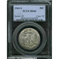 1943-S[50C] MS66 PCGS.