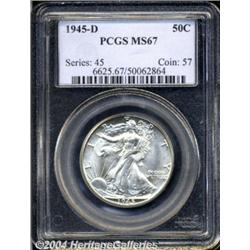1945-D[50C] MS67 PCGS.