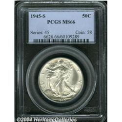 1945-S[50C] MS66 PCGS.