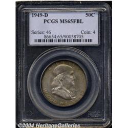 1949-D[50C] MS65 Full Bell Lines PCGS.