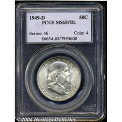 1949-D[50C] MS65 Full Bell Lines PCGS.