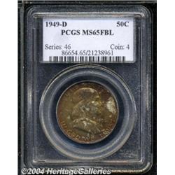 1949-D[50C] MS65 Full Bell Lines PCGS.