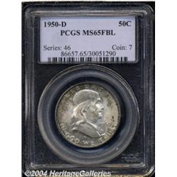 1950-D[50C] MS65 Full Bell Lines PCGS.