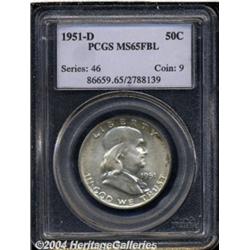 1951-D[50C] MS65 Full Bell Lines PCGS.