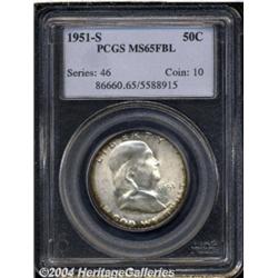 1951-S[50C] MS65 Full Bell Lines PCGS.