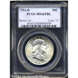1953-D[50C] MS66 Full Bell Lines PCGS.