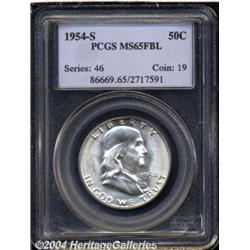 1954-S[50C] MS65 Full Bell Lines PCGS.