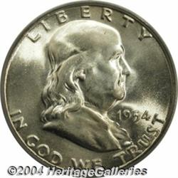 1954-S[50C] MS66 Full Bell Lines PCGS.