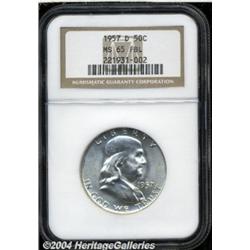 1957-D[50C] MS65 Full Bell Lines NGC.