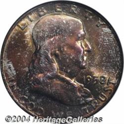 1958-D[50C] MS67 Full Bell Lines NGC.