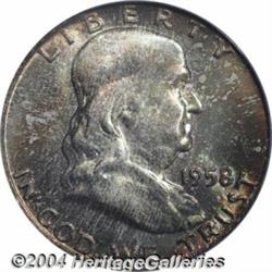 1958-D[50C] MS67 Full Bell Lines PCGS.