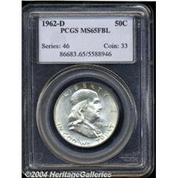 1962-D[50C] MS65 Full Bell Lines PCGS.
