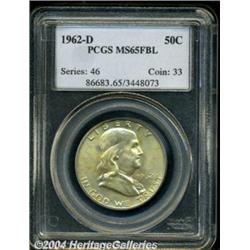 1962-D[50C] MS65 Full Bell Lines PCGS.
