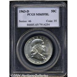 1963-D[50C] MS65 Full Bell Lines PCGS.
