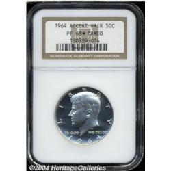 1964[50C] Accented Hair PR68 [S Cameo NGC.